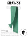 KINTORE-VERT, длиный ШАРФ из мягчайшей шерсти MERINOS из пряжи средней тяжести, однотонная коллекционная линия UNITON-PLURALISM (Много-гранности) FHs.W220_VN-2051/55.VERT